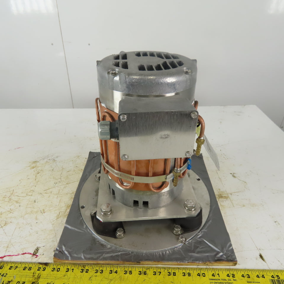 Baldor 3Hp Jacketed liquid Cooled Electric Motor 56CZ Frame 180/220V 3PH 50/60Hz