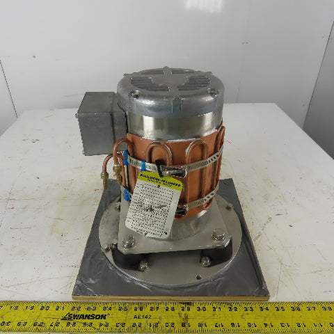 Baldor 3Hp Jacketed liquid Cooled Electric Motor 56CZ Frame 180/220V 3PH 50/60Hz
