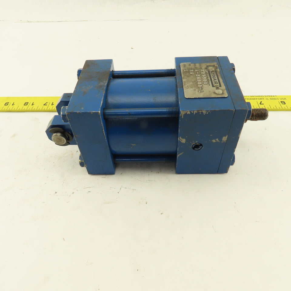 Lynair A-2-1/2B22-1 2-1/2" Bore 1" Stroke Clevis Mount Hydraulic Cylinder