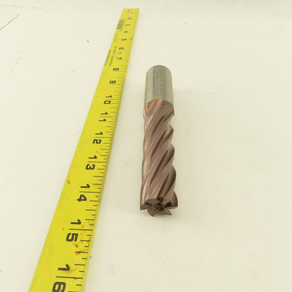 Controx 2B-76406 .893 Dia. 6 Flute Spiral End Mill 18° Rake HSS