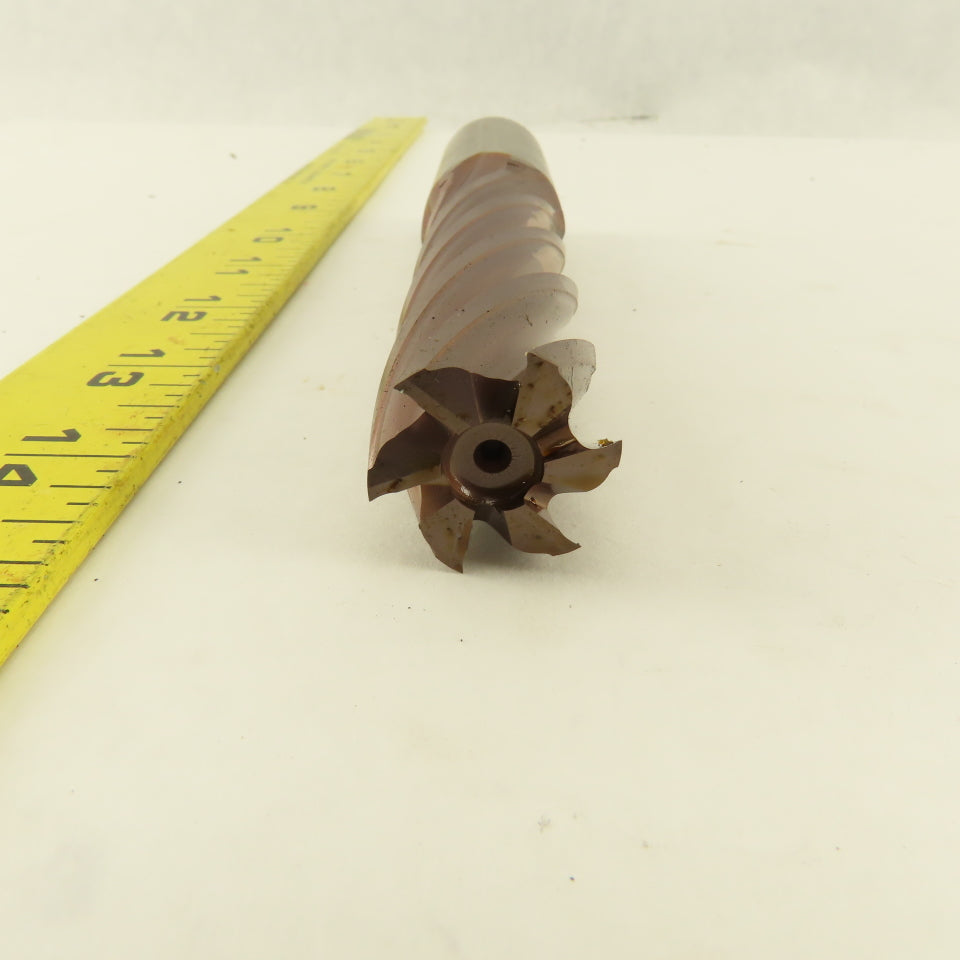 Controx 2B-76406 .893 Dia. 6 Flute Spiral End Mill 18° Rake HSS