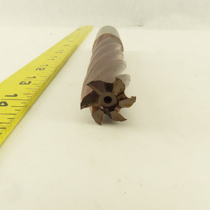 Controx 2B-76406 .893 Dia. 6 Flute Spiral End Mill 18° Rake HSS