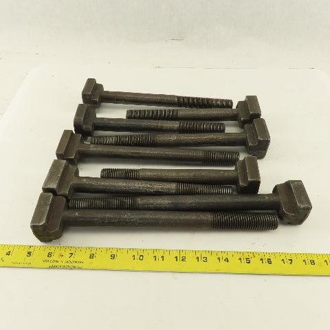 7/8"-9 Threaded T-Slot Bolt Assorted Lengths 8"-11" Lot Of 9