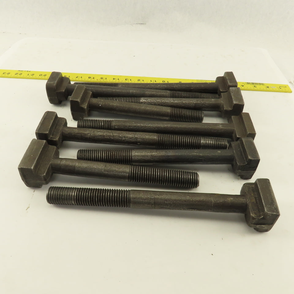 7/8"-9 Threaded T-Slot Bolt Assorted Lengths 8"-11" Lot Of 9