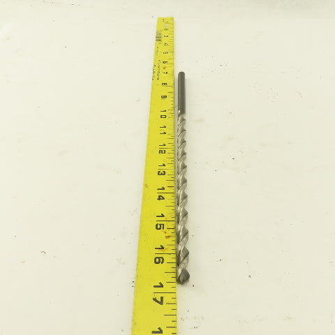 Titex 8.6mm Dia. 2 Flute Parabolic Spiral 118° Drill Bit 9-78" OAL