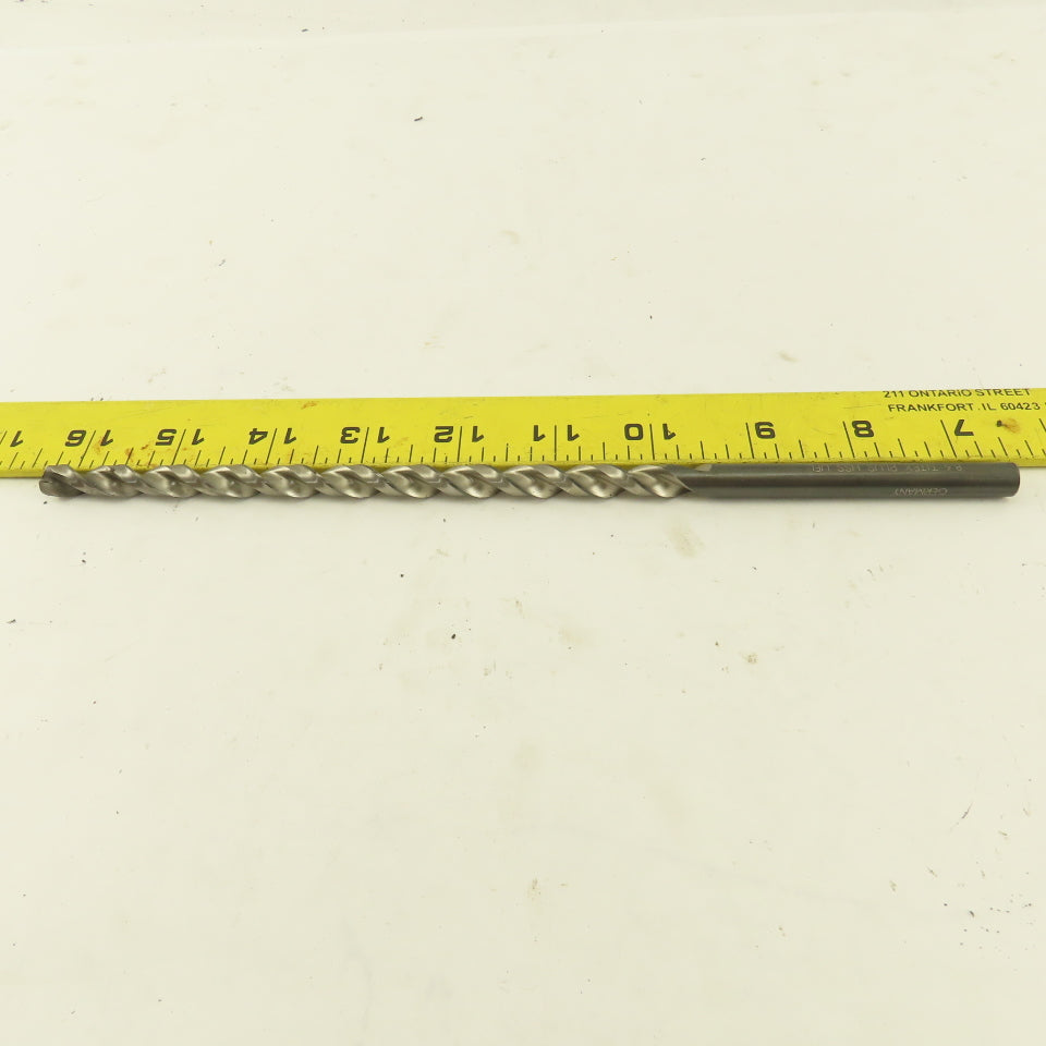 Titex 8.6mm Dia. 2 Flute Parabolic Spiral 118° Drill Bit 9-78" OAL