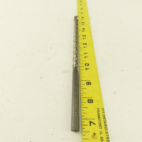 Titex 8.6mm Dia. 2 Flute Parabolic Spiral 118° Drill Bit 9-78" OAL