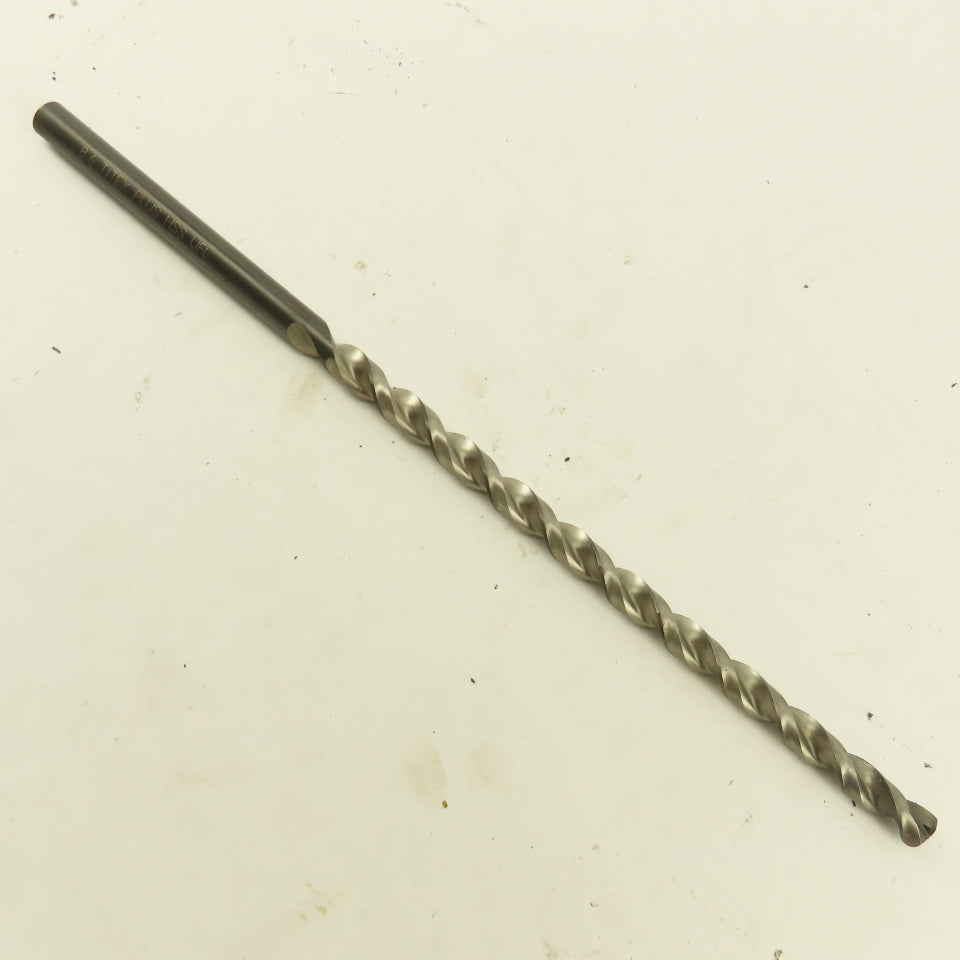 Titex 8.6mm Dia. 2 Flute Parabolic Spiral 118° Drill Bit 9-78" OAL