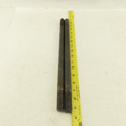 7/8-9 Double Ended Thread Hold Down Clamp Stud 16" OAL 2" Thread Length  Lot /2