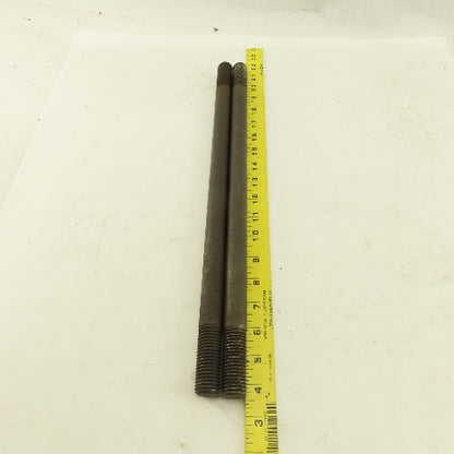 7/8-9 Double Ended Thread Hold Down Clamp Stud 18" OAL 2" Thread Length Lot Of 2