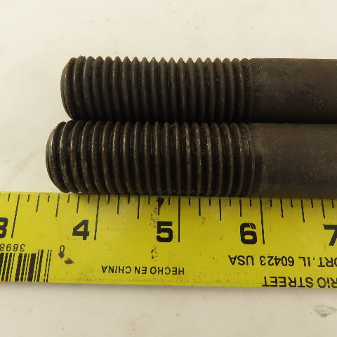 7/8-9 Double Ended Thread Hold Down Clamp Stud 18" OAL 2" Thread Length Lot Of 2