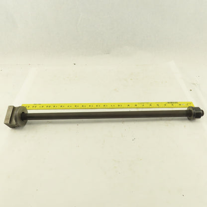 7/8-9 Double Ended Thread Hold Down Clamp Stud  1-5/8" T-Slot 24" OAL