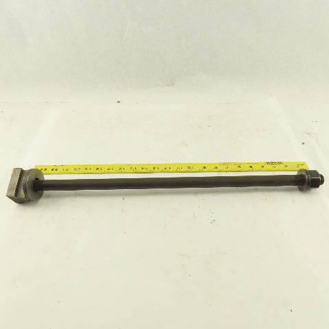 7/8-9 Double Ended Thread Hold Down Clamp Stud  1-5/8" T-Slot 24" OAL