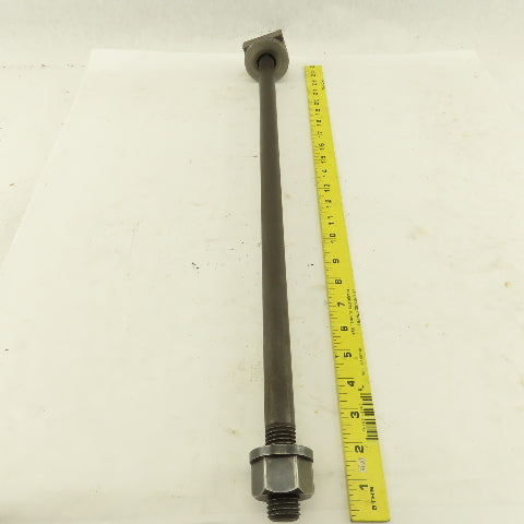 7/8-9 Double Ended Thread Hold Down Clamp Stud  1-5/8" T-Slot 24" OAL