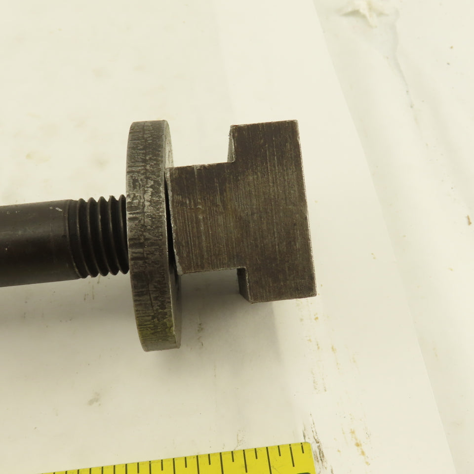 7/8-9 Double Ended Thread Hold Down Clamp Stud  1-5/8" T-Slot 24" OAL
