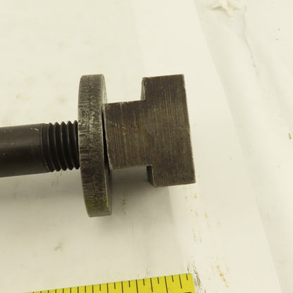 7/8-9 Double Ended Thread Hold Down Clamp Stud  1-5/8" T-Slot 24" OAL