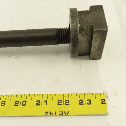 7/8-9 Double Ended Thread Hold Down Clamp Stud  1-5/8" T-Slot 24" OAL
