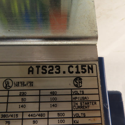 Telemecanique ATS23.C15N Altistart 3 500V 100Hp Max Soft Start Parts Repair