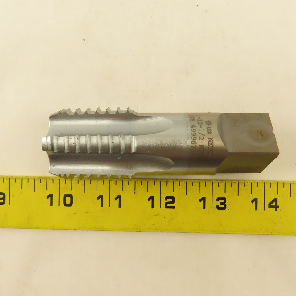 New England Tap Q01858-05 1"-11-1/2 NPTF Int. Bottoming Pipe Tap 5 Flute