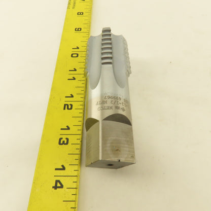 New England Tap Q01858-05 1"-11-1/2 NPTF Int. Bottoming Pipe Tap 5 Flute