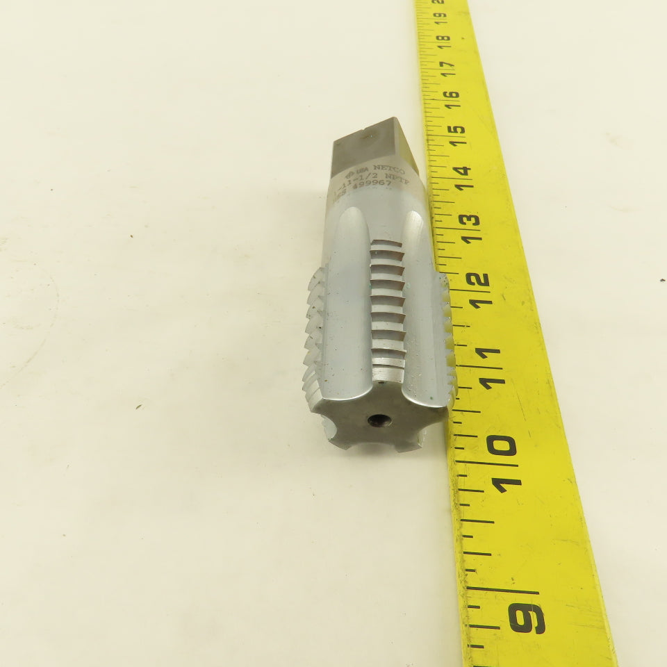 New England Tap Q01858-05 1"-11-1/2 NPTF Int. Bottoming Pipe Tap 5 Flute
