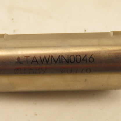Mitsubishi TAWMN0046 .689-.728" Indexing Insert Coolant Fed Drill 1" Shank