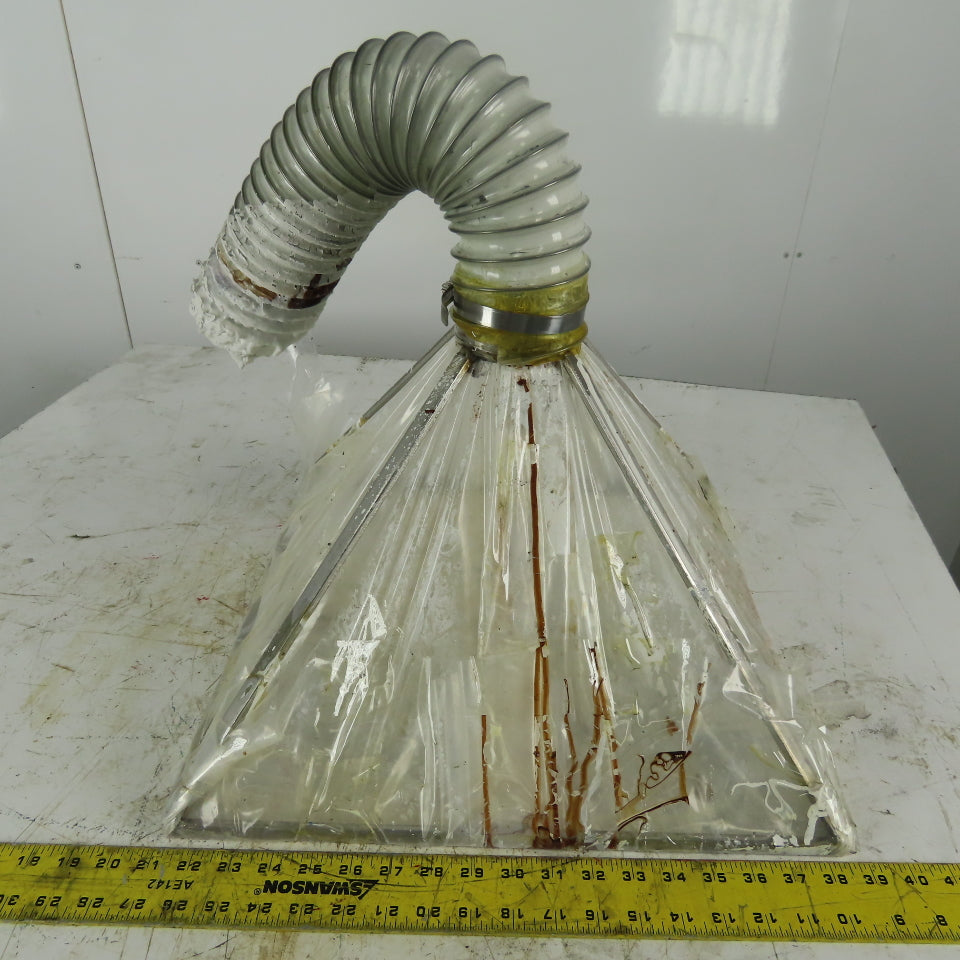 18"x18" x12" Tall Hobby Airbrush Paint Gelcoat Spray Fume Exhaust Hood