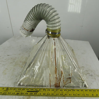 18"x18" x12" Tall Hobby Airbrush Paint Gelcoat Spray Fume Exhaust Hood