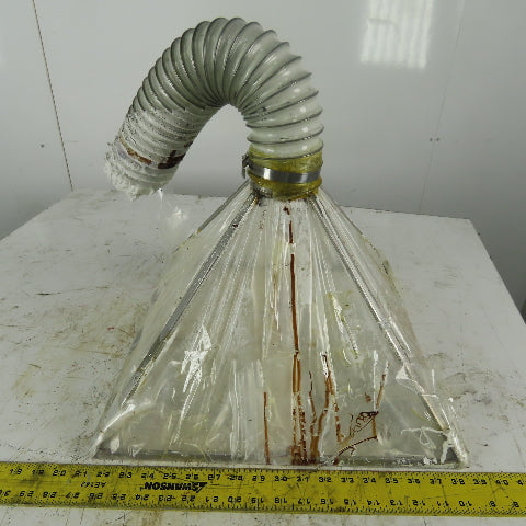 18"x18" x12" Tall Hobby Airbrush Paint Gelcoat Spray Fume Exhaust Hood