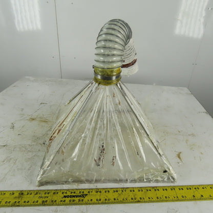 18"x18" x12" Tall Hobby Airbrush Paint Gelcoat Spray Fume Exhaust Hood