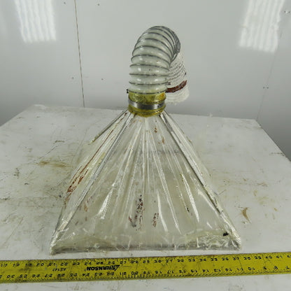 18"x18" x12" Tall Hobby Airbrush Paint Gelcoat Spray Fume Exhaust Hood