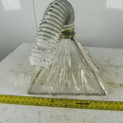 18"x18" x12" Tall Hobby Airbrush Paint Gelcoat Spray Fume Exhaust Hood