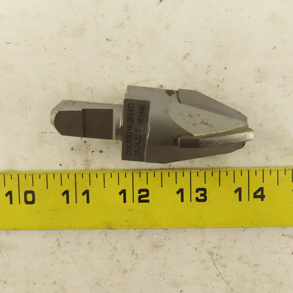 Chicago Hi-Speed 101408 1/2" To 1-1/8" Countersink 3 Flute Carbide Tip