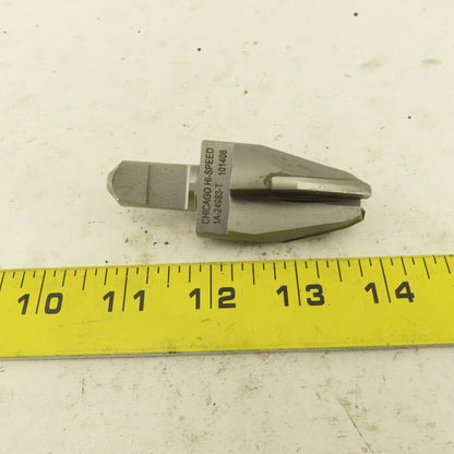 Chicago Hi-Speed 101408 1/2" To 1-1/8" Countersink 3 Flute Carbide Tip