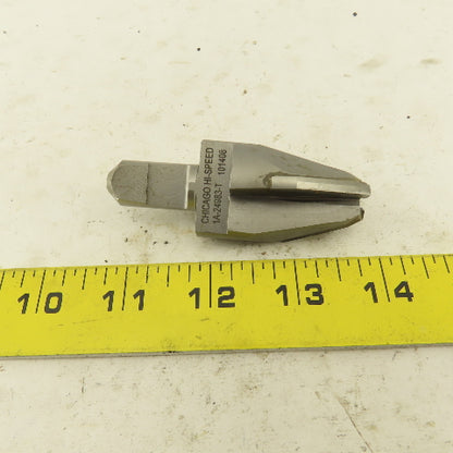 Chicago Hi-Speed 101408 1/2" To 1-1/8" Countersink 3 Flute Carbide Tip