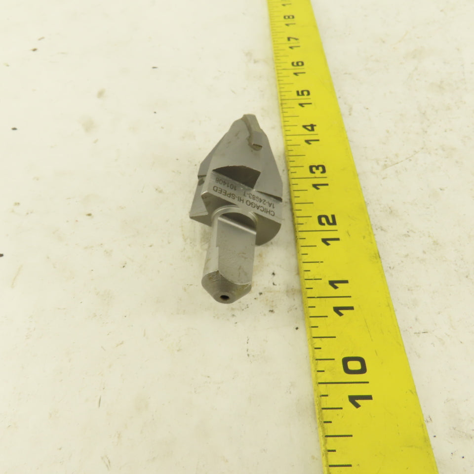 Chicago Hi-Speed 101408 1/2" To 1-1/8" Countersink 3 Flute Carbide Tip
