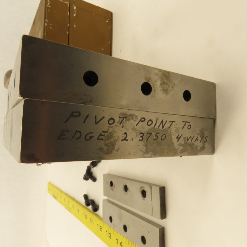 4-3/4" x 4-3/4" Threaded Plate Work Holding Setup Fixture Block 1/4-20