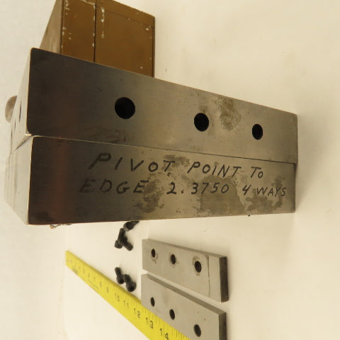 4-3/4" x 4-3/4" Threaded Plate Work Holding Setup Fixture Block 1/4-20
