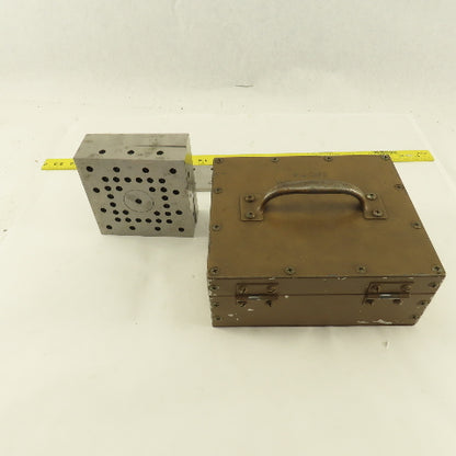 4-3/4" x 4-3/4" Threaded Plate Work Holding Setup Fixture Block 1/4-20