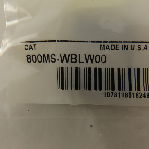 Allen Bradley 800MS-WBLW00 White Insert Legend Plate Pilot Button Lot Of 3
