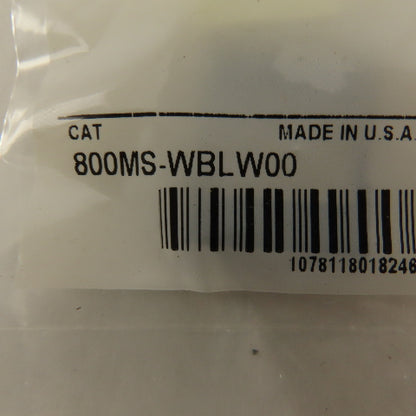 Allen Bradley 800MS-WBLW00 White Insert Legend Plate Pilot Button Lot Of 3