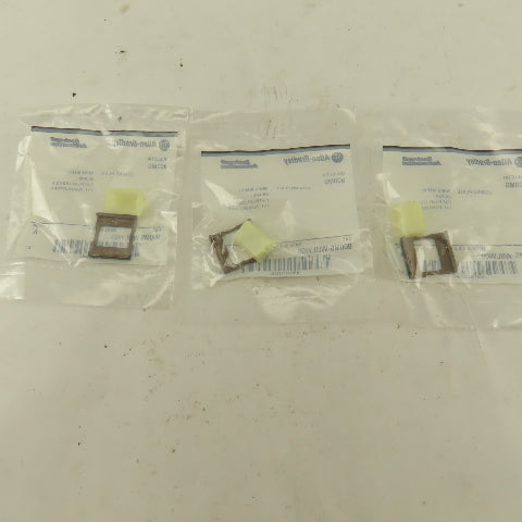 Allen Bradley 800MS-WBLW00 White Insert Legend Plate Pilot Button Lot Of 3
