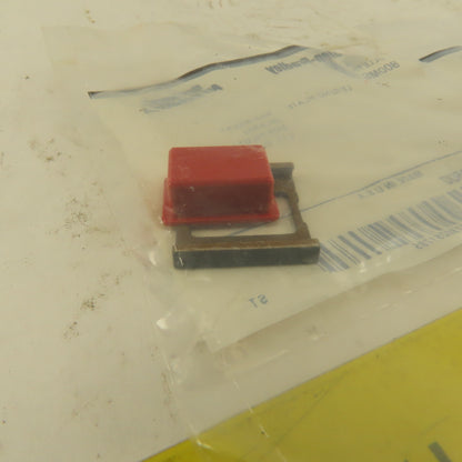 Allen Bradley 800MS-WB600 Red Insert Legend Plate Pilot Button Lot Of 2
