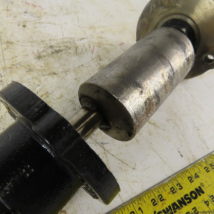 1" Vibration Shaft W/Counter Balancer & Bearings 20-3/4" OAL