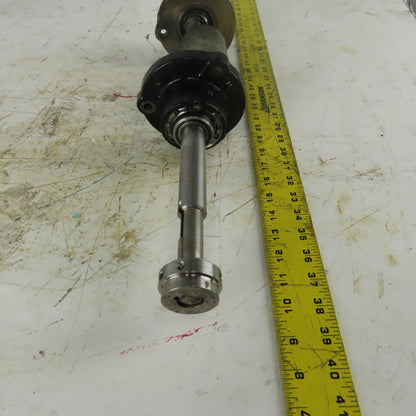 1" Vibration Shaft W/Counter Balancer & Bearings 20-3/4" OAL