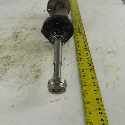 1" Vibration Shaft W/Counter Balancer & Bearings 20-3/4" OAL