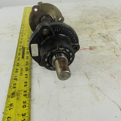 1" Vibration Shaft W/Counter Balancer & Bearings 20-3/4" OAL
