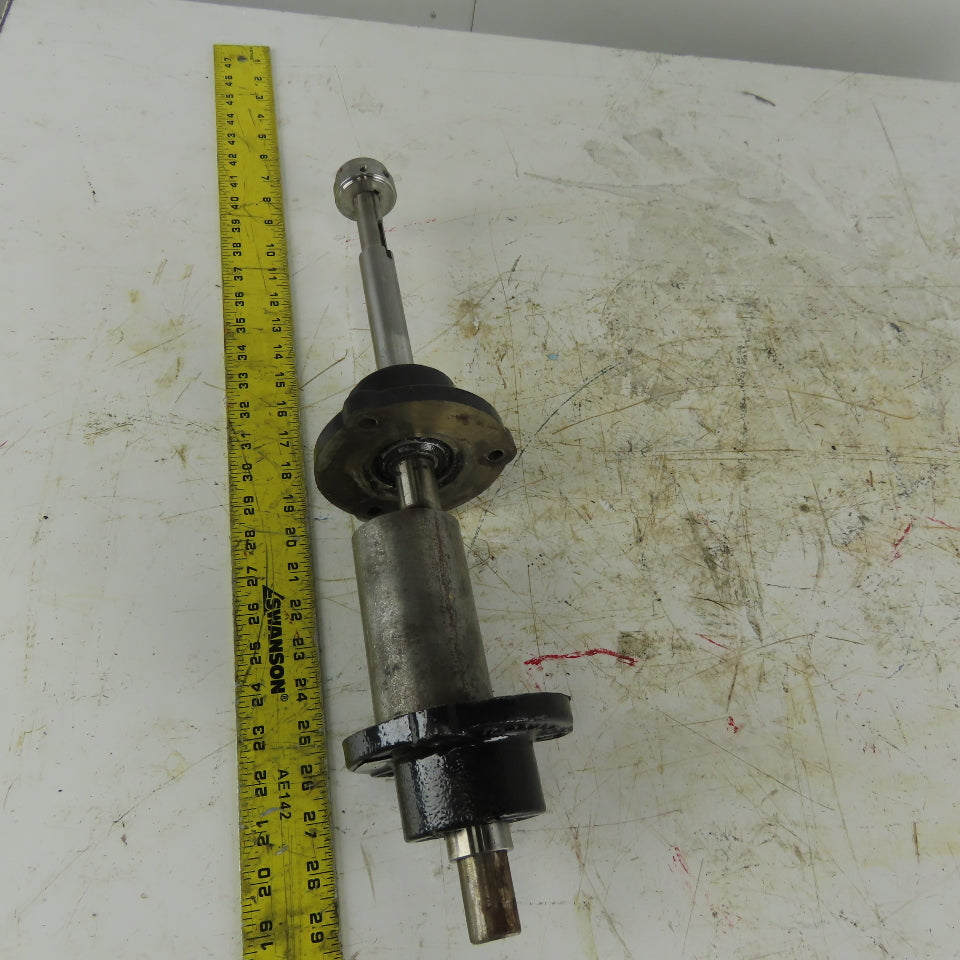 1" Vibration Shaft W/Counter Balancer & Bearings 20-3/4" OAL