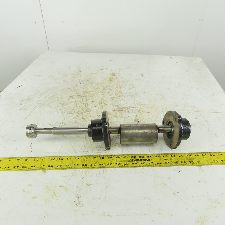1" Vibration Shaft W/Counter Balancer & Bearings 20-3/4" OAL