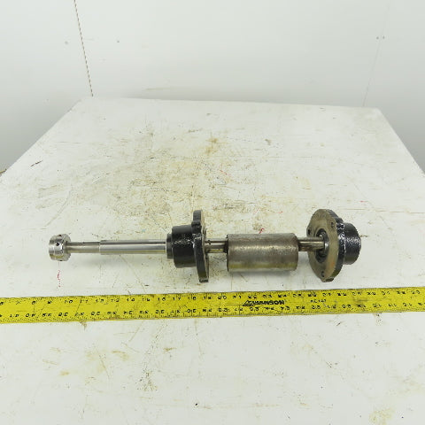 1" Vibration Shaft W/Counter Balancer & Bearings 20-3/4" OAL
